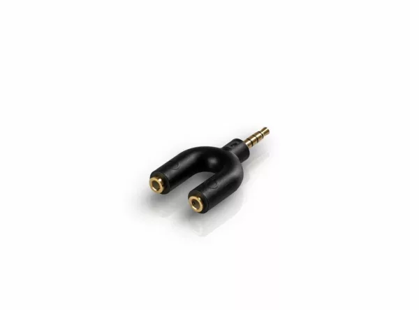 Teufel Audio Y Splitter Kopfhöreranschluss Adapter Audio-Kabel, (5 cm) – Bild 2