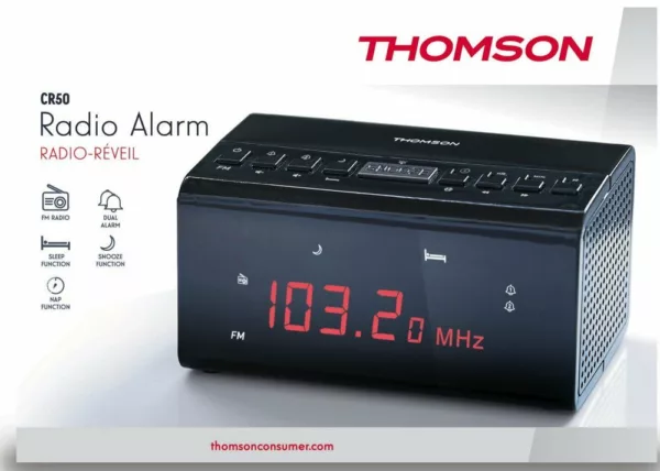 Thomson Radiowecker Thomson Radiowecker CR50 schwarz FM Radio TH347968 – Bild 2