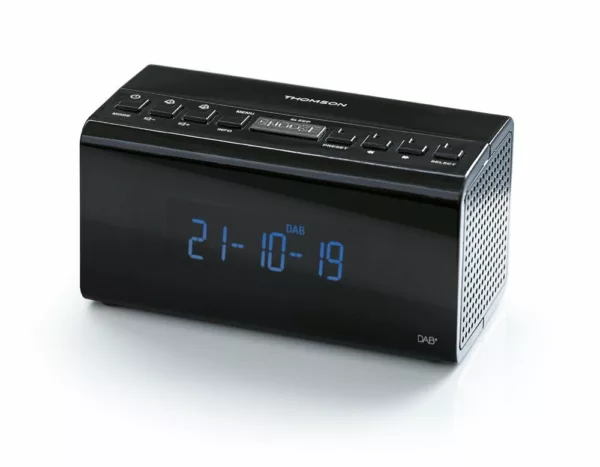 Thomson Radiowecker Radiowecker CR80 USB-Ladeanschluss schwarz TH379228 – Bild 2