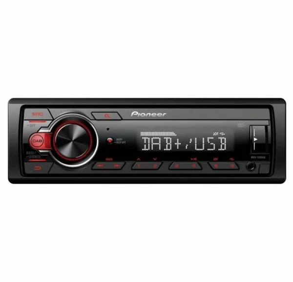 Pioneer Pioneer MVH-130DAB 1-DIN-Autoradio für Musikgenuss. SAT-Receiver (DAB+, RDS) – Bild 2
