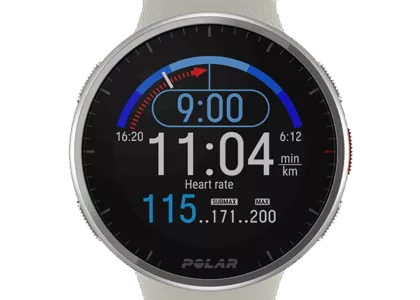 Polar Pacer Pro, Ambitionierte GPS-Sportuhr, Snow White