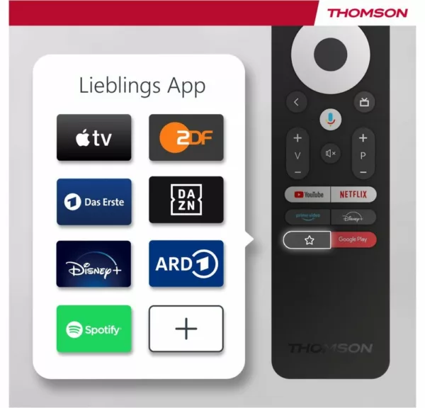 Thomson Thomson Smart TV 50UA5S13 LCD-LED Fernseher (15.6 Zoll, Full HD, WLAN-fähig, Klassisches Design) – Bild 5