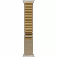 Apple Watch Alpine Loop Armband für Watch Ultra 49mm Mandel / Titan natur (S)