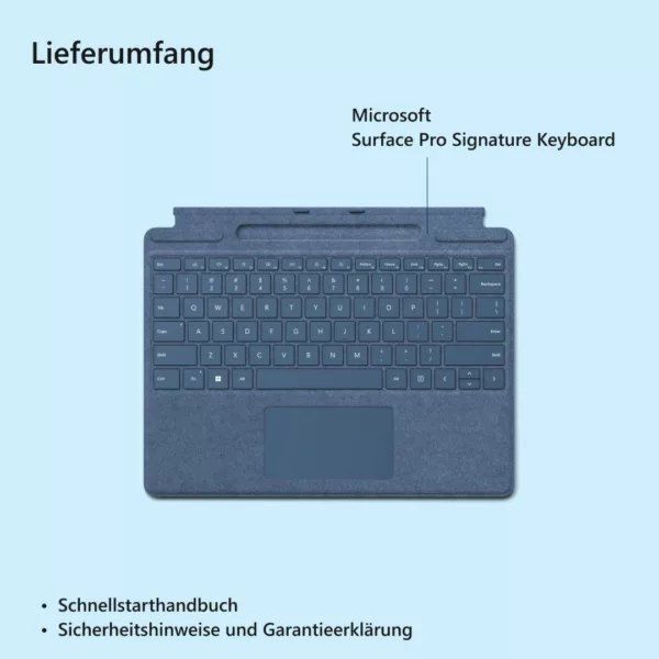 Microsoft Tastatur »Surface Pro Signature«, (Funktionstasten-Multimedia-Tasten-Touchpad-Windows-Sperrtaste) – Bild 3