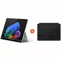 Microsoft Surface Pro (11. Edition) 13″ OLED 2in1 Platin Snapdragon® X Elite 16GB RAM 512GB SSD Win11 ZIA-00004 inkl. Schwarzes Keyboard