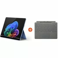 Microsoft Surface Pro (11. Edition) 13" OLED 2in1 Saphir Snapdragon® X Elite 16GB RAM 1TB SSD Win11 ZIB-00037 inkl. Platin Keyboard SL