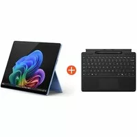 Microsoft Surface Pro (11. Edition) 13" OLED 2in1 Saphir Snapdragon® X Elite 16GB RAM 1TB SSD Win11 ZIB-00037 inkl. Black Keyboard Pen