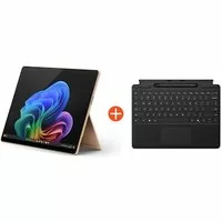 Microsoft Surface Pro (11. Edition) 13″ OLED 2in1 Sand Snapdragon® X Elite 16GB RAM 1TB SSD Win11 ZIB-00043 inkl. Black Keyboard Pen
