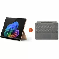 Microsoft Surface Pro (11. Edition) 13″ OLED 2in1 Sand Snapdragon® X Elite 16GB RAM 1TB SSD Win11 ZIB-00043 inkl. Platin Keyboard SL