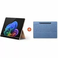Microsoft Surface Pro (11. Edition) 13″ OLED 2in1 Sand Snapdragon® X Elite 16GB RAM 1TB SSD Win11 ZIB-00043 inkl. Black Flex Keyboard Pen