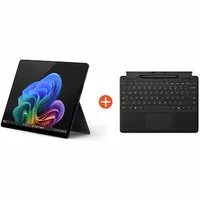 Microsoft Surface Pro (11. Edition) Copilot+ PC 13″ OLED 2in1 Graphit Snapdragon® X Elite 16GB/1TB SSD Win11 EP2-08384  ohne Netzteil inkl. MS Surface Pro Keyboard mit Slim Pen schwarz