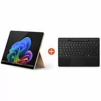 Microsoft Surface Pro (11. Edition) Copilot+ PC 13″ OLED 2in1 Dune Snapdragon® X Elite 16GB/1TB SSD Win11 EP2-08389 ohne Netzteil inkl. MS Surface Pro Flex Keyboard +Slim Pen schwarz