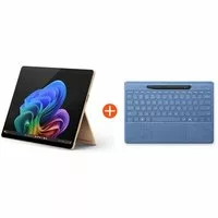 Microsoft Surface Pro (11. Edition) Copilot+ PC 13″ OLED 2in1 Dune Snapdragon® X Elite 16GB/1TB SSD Win11 EP2-08389 ohne Netzteil inkl. MS Surface Pro Flex Keyboard +Slim Pen saphir