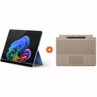 Microsoft Surface Pro (11. Edition) Copilot+ PC 13″ OLED 2in1 Saphir Snapdragon® X Elite 16GB/1TB SSD Win11 EP2-08390 ohne Netzteil inkl. MS Surface Pro Keyboard mit Slim Pen Sand