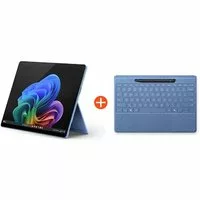 Microsoft Surface Pro (11. Edition) Copilot+ PC 13″ OLED 2in1 Saphir Snapdragon® X Elite 16GB/1TB SSD Win11 EP2-08390 ohne Netzteil inkl. MS Surface Pro Flex Keyboard +Slim Pen saphir