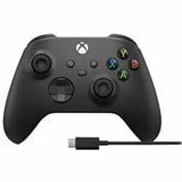 Microsoft Xbox Wireless Controller + USB-C Cable Gamepad PC - Xbox One - Xbox One S - Xbox One X - Xbox Series S - Xbox Series X Analog / Digital Schwarz (1V8-00002)