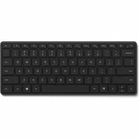 Microsoft Designer Compact Keyboard Tastatur Bluetooth QWERTY Nordisch Schwarz (21Y-00009)