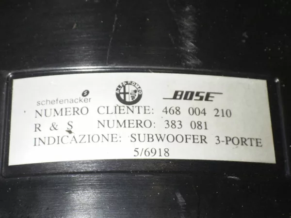 Subwoofer Lautsprecher Bose 468004210