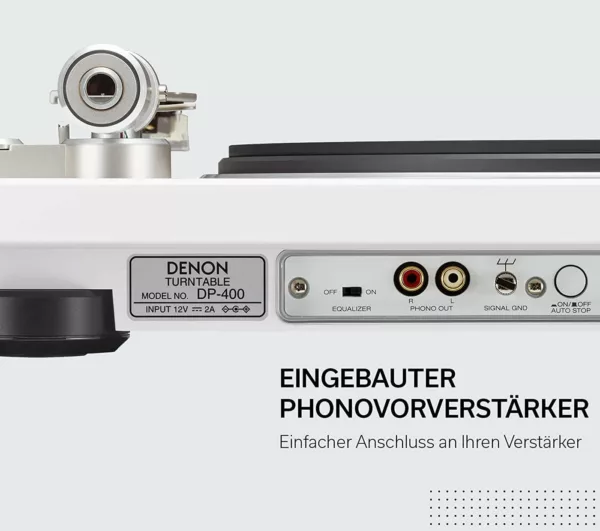 Denon DP-400 Plattenspieler – Bild 5