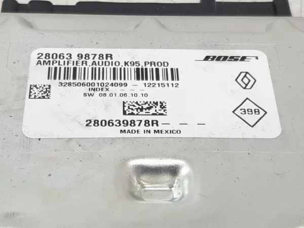 Audio Verstärker BOSE Megane III Grandtour (KZ) Combi 1.5 dCi 110 (K9K-J836) 2012 (280639878R)