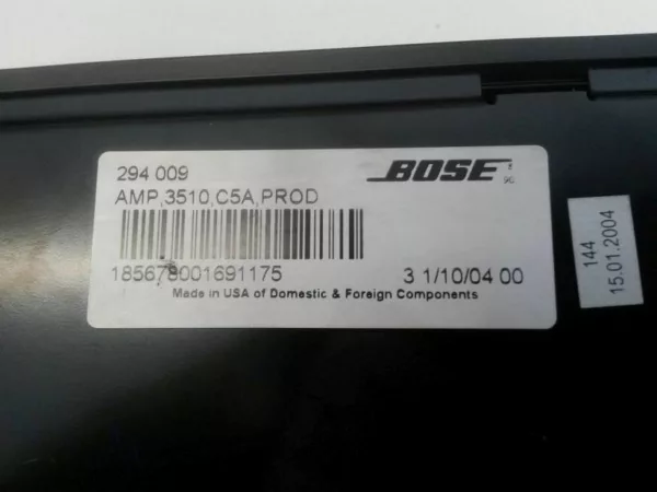 Minidisc-Radio AUDI A6 AVANT (4B, C5) 2.5 TDI QUATTRO BOSE,294009 132 KW