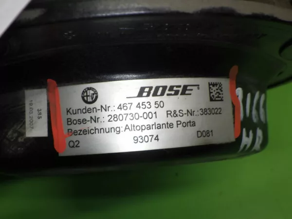 Lautsprecher hinten rechts Bose 280730001