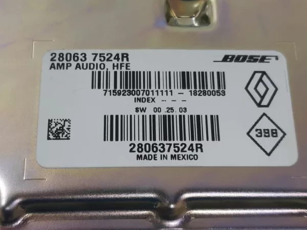 Audio Verstärker BOSE Kadjar (RFEH) SUV 1.3 TCE 140 FAP 16V (H5H-470(H5H-B4)) 2019 (280637524R)