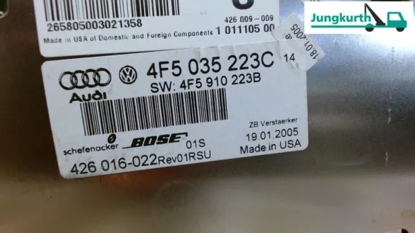 Bose Verstärker 4F5035223C Audi A6 2.4 multitronic Bj 2005