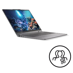 Lenovo Yoga 7 2-in-1 16" (U7-32GB-1TB) +3 Jahre Premium Care Intel® Core™ Ultra 7 258V Prozessor (LPE-Kerne bis zu 3,70 GHz P-Kerne bis zu 4,80 GHz / 32 GB MOP)/Windows 11 Home 64/1 TB SSD M.2 2242 PCIe 4.0 TLC
