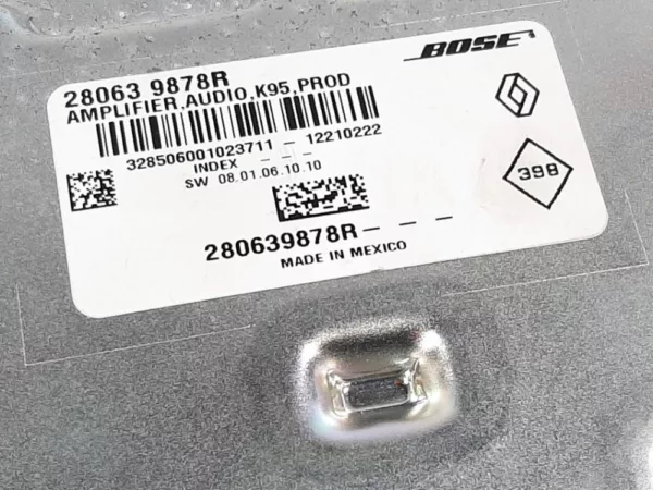 Audio Verstärker BOSE Megane III Grandtour (KZ) Combi 5-drs 1.5 dCi 110 (K9K-656(K9K-G6)) 2012 (280639878R, 12210222)