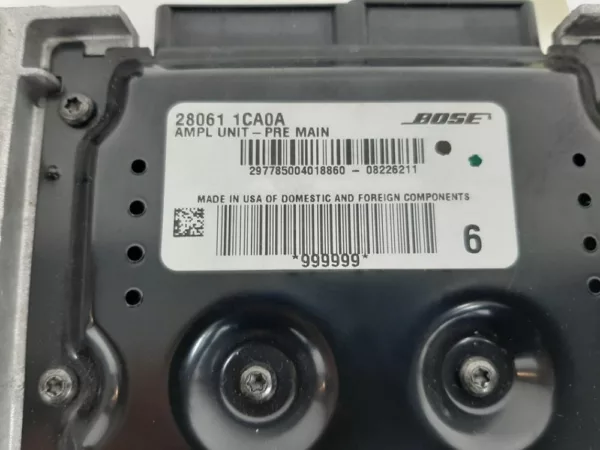 Audio Verstärker BOSE FX (S51) SUV 37 3.7 V6 24V AWD (VQ37VHR) 2009 (280611CA0A)