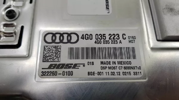 Audio Verstärker Bose A6 (C7) Sedan 3.0 TDI V6 24V (CLAB) 2012 (4G0035223C, 4G0035223A)