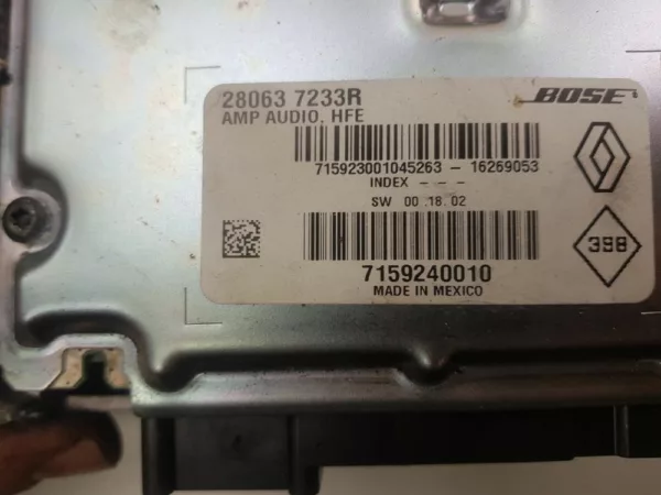 Audio Verstärker BOSE Kadjar (RFEH) SUV 1.6 dCi (R9M-409(R9M-E4)) 2017 (280637233R)