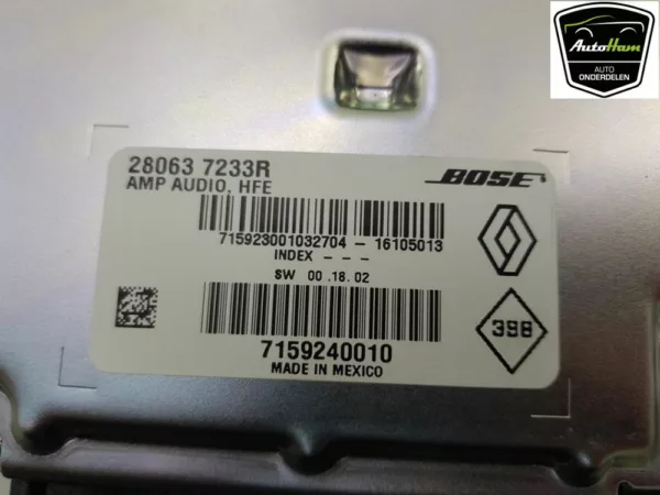 Audio Verstärker BOSE Kadjar (RFE) SUV 1.6 dCi 4x4 (R9M-E414) 2017 (280637233R) – Bild 5
