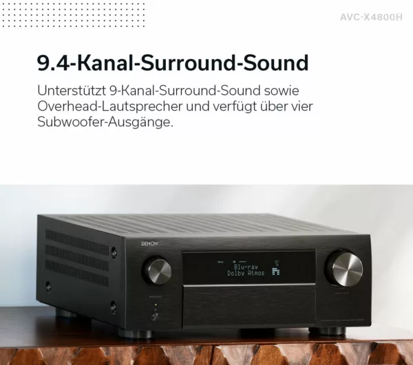 Denon AVC-X4800H Lautsprecher (Bluetooth, LAN (Ethernet) – Bild 5