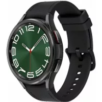 Samsung Galaxy Watch6 Classic schwarz 47mm LTE Hybrid Eco-Leather Band schwarz