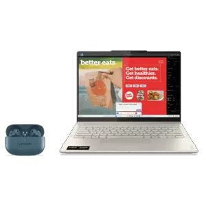 Lenovo Yoga 7 2-in-1 14" (R7-32GB-1TB) + Earbuds AMD Ryzen™ AI 7 350 Prozessor (2,00 GHz bis zu 5,00 GHz)/Windows 11 Home 64/1 TB SSD M.2 2242 PCIe 4.0 TLC