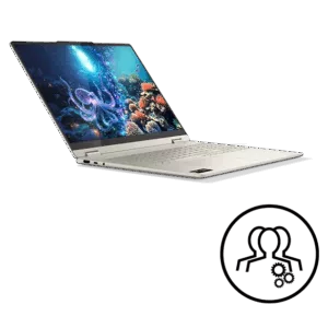 Lenovo Yoga 7 2-in-1 16" (R7-32GB-1TB) +3 Jahre Premium Care AMD Ryzen™ AI 7 350 Prozessor (2,00 GHz bis zu 5,00 GHz)/Windows 11 Home 64/1 TB SSD M.2 2242 PCIe 4.0 TLC