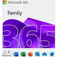 Microsoft 365 Family (Office-Apps inkl. Copilot-KI und 6TB Cloudspeicher) | Download & Produktschlüssel