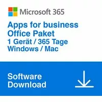 Microsoft  365 Apps for Business Office-Paket Vollversion (Download-Link)