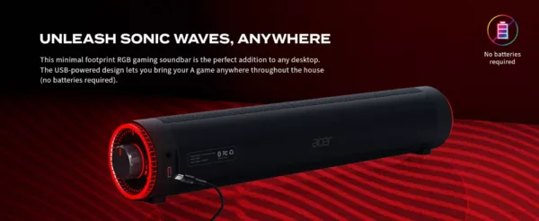 Acer Nitro Gaming-Soundbar – Bild 5