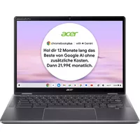 Acer Chromebook Plus Spin 514 Touchscreen | CP514-4HN | Grau