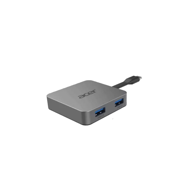 Acer Multi-Port Adapter USB Type-C 4 in 1 | Silber – Bild 2