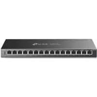 TP-Link TL-SG116P Netzwerk-Switch Unmanaged Gigabit Ethernet (10/100/1000) Schwarz (TL-SG116P) - Sonderposten