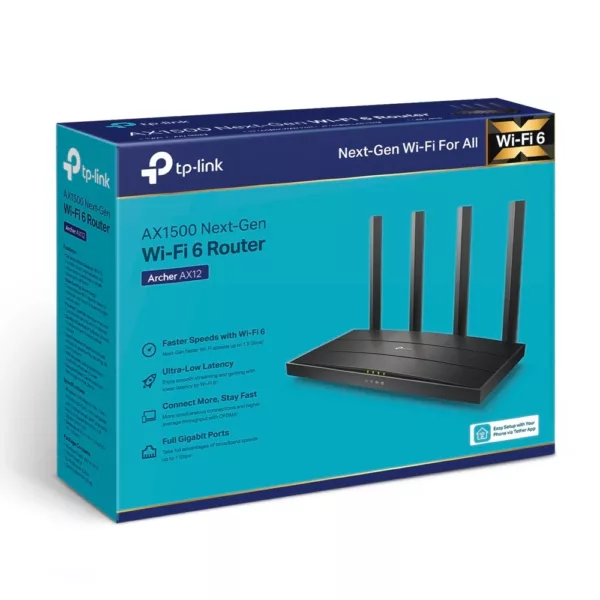 TP-Link WLAN-Router »Archer AX12 AX1500 Dual-Band Wi-Fi 6« – Bild 4