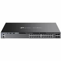 TP-Link Omada SG6428XHP Netzwerk-Switch Managed L3 Gigabit Ethernet (10/100/1000) Power over Ethernet (PoE) 1U Schwarz (SG6428XHP)