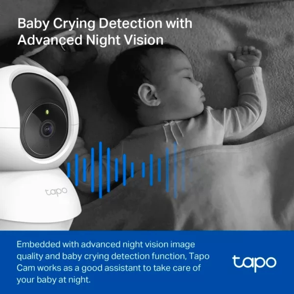 TP-Link Indoor Kamera »Tapo TC71 Pan/Tilt Home Security WiFi«, Innenbereich – Bild 3