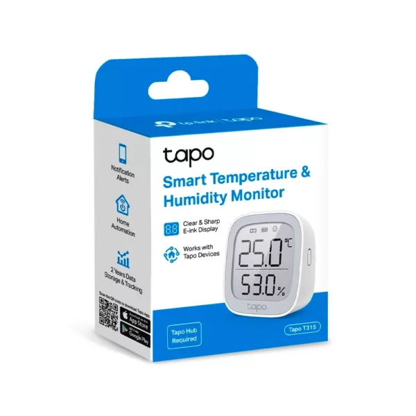 TP-Link Smart-Home-Zubehör »Tapo T315«, Smarter Temperatur & Feuchtigkeits-Sensor – Bild 2