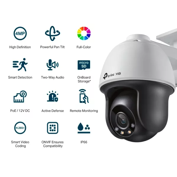 TP-Link Überwachungskamera »VIGI C540(4mm) 4MP Pan/Tilt IP Netzwerkkamera«, Außenbereich, (1 tlg.) – Bild 4