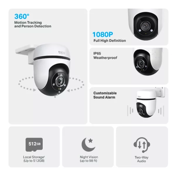 TP-Link Überwachungskamera »Tapo C500 Outdoor Pan/Tilt Security IP Kamera«, Außenbereich – Bild 2